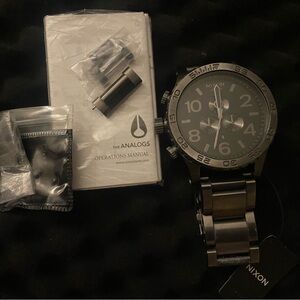 Nixon Gunmetal 51-30 Chrono